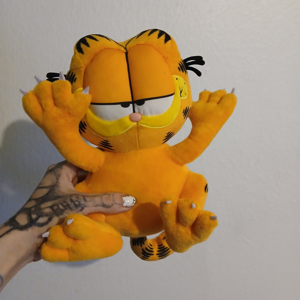 Vintage Garfield Orange Plush Toy